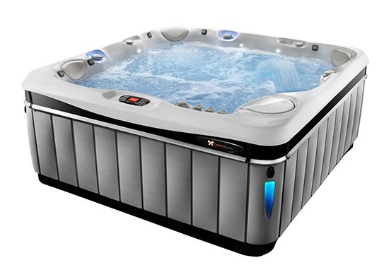 the best luxury hot tub the Utopia Tahitian filled with water